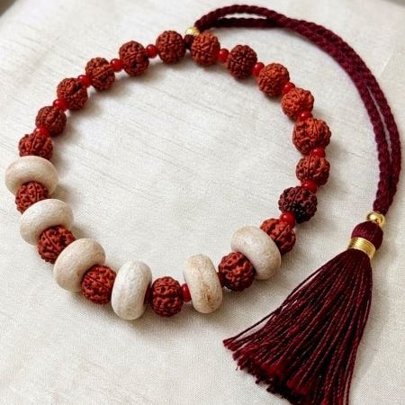 Handcrafted Jewelry Rudraksha Bead Dori Necklace